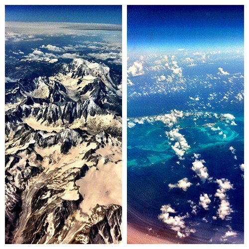 Swiss alps/Bermuda Triangle (Taken with Instagram)